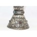 Buddhist Temple Stamp Tibetan Silver Natural Turquoise Dust Stone Wax Inside